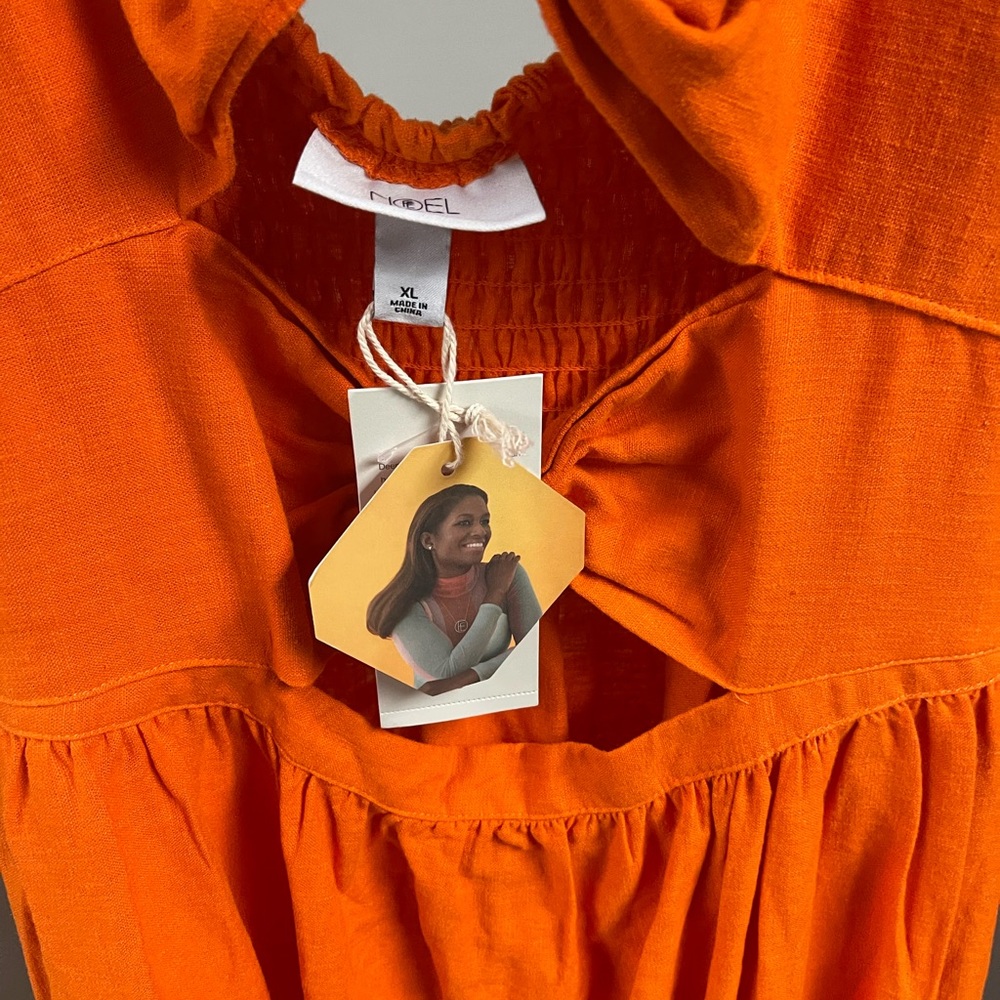 NWT Fe Noel x Target Dble Cut Out Midi Dress - XL - Picture 5 of 5